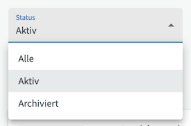 Suchfilter für Vorschläge